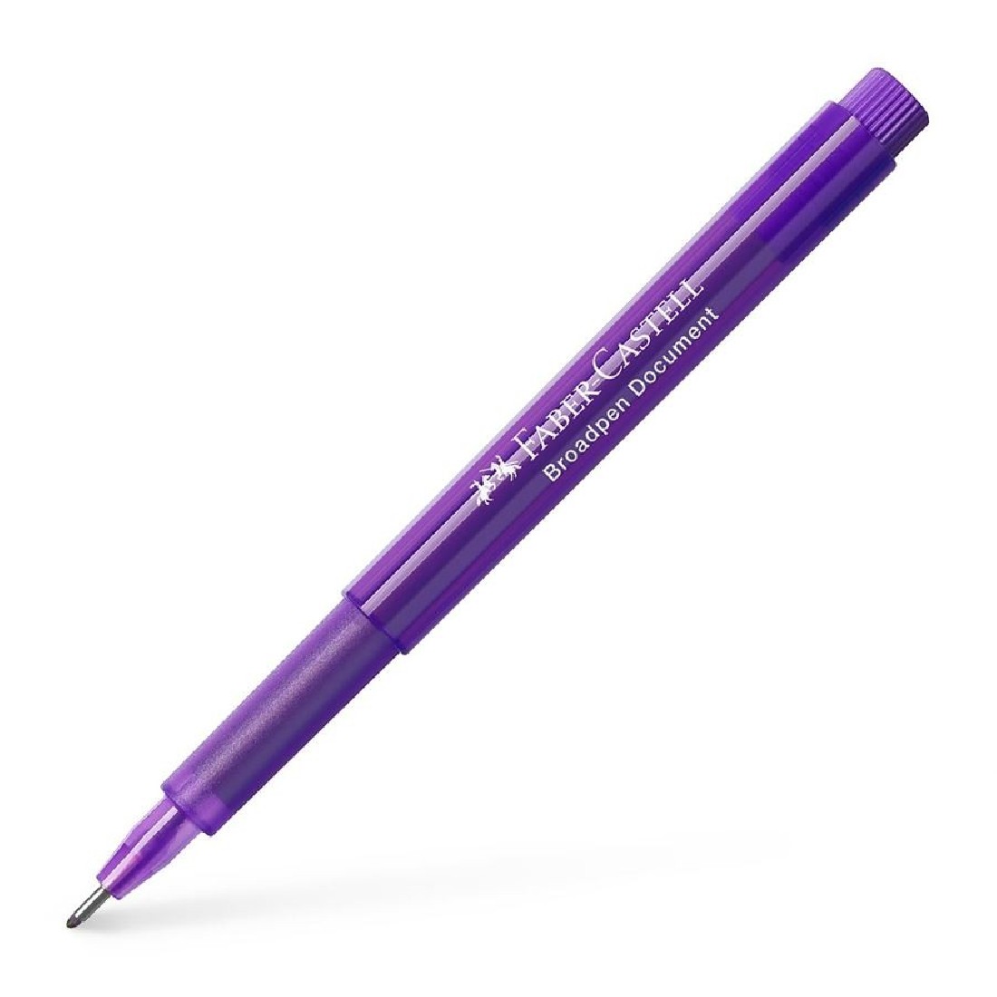 Μαρκαδόρος Fineliner Broadpen Document Μωβ 155436 0.8mm Faber Castell