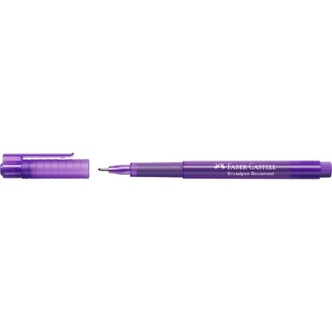 Μαρκαδόρος Fineliner Broadpen Document Μωβ 155436 0.8mm Faber Castell
