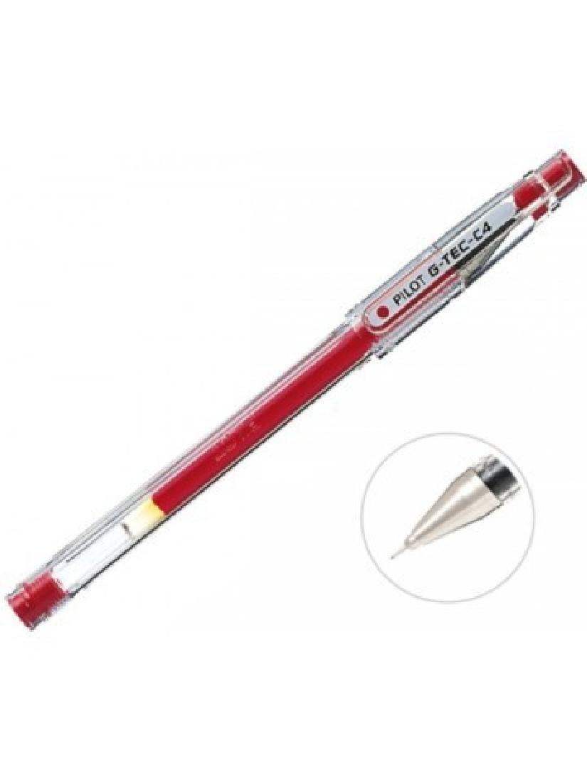 Στυλό Gel Hi-Tec 0.4mm Red Pilot