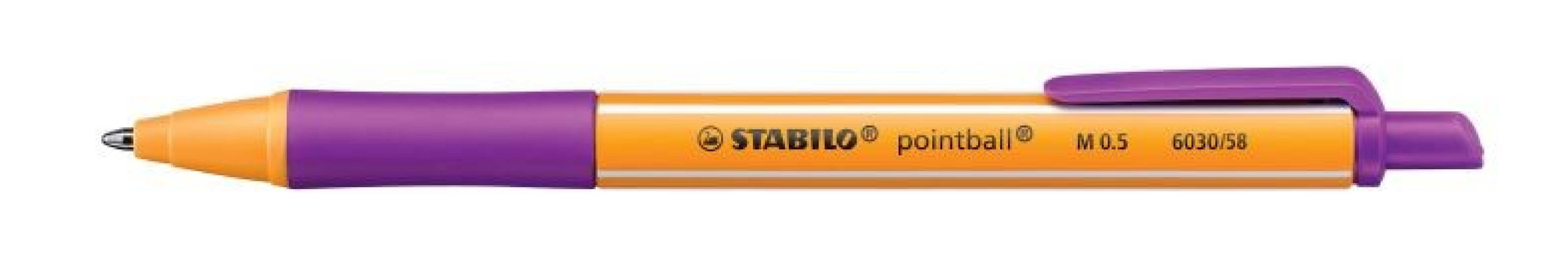 Στυλό Διαρκείας Pointball Βιολετί 6030/58  Stabilo.