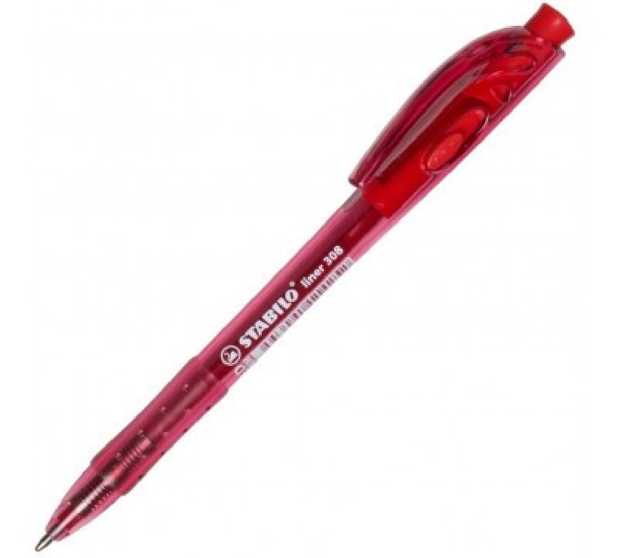 Στυλό Διαρκείας με κουμπί Red 308/40 Stabilo