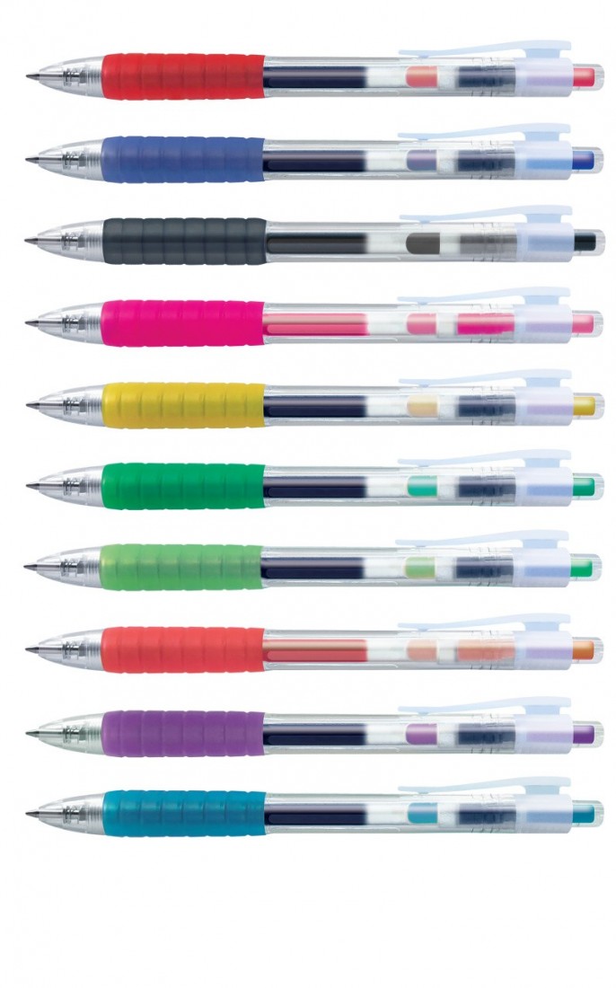 Ballpen Gel 0.7 Fast Dry Lilac 640906 Faber Castell