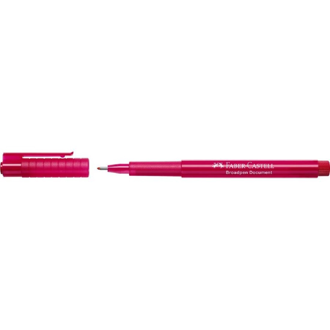 Μαρκαδόρος Fineliner Broadpen Document Κόκκινος 155421 0.8mm Faber Castell