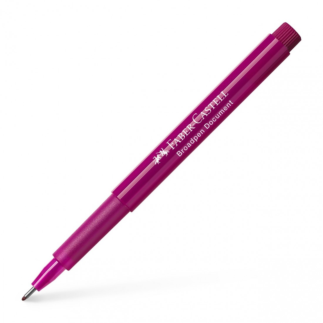 Μαρκαδόρος Fineliner Broadpen Document Purple 155437 0.8mm Faber Castell