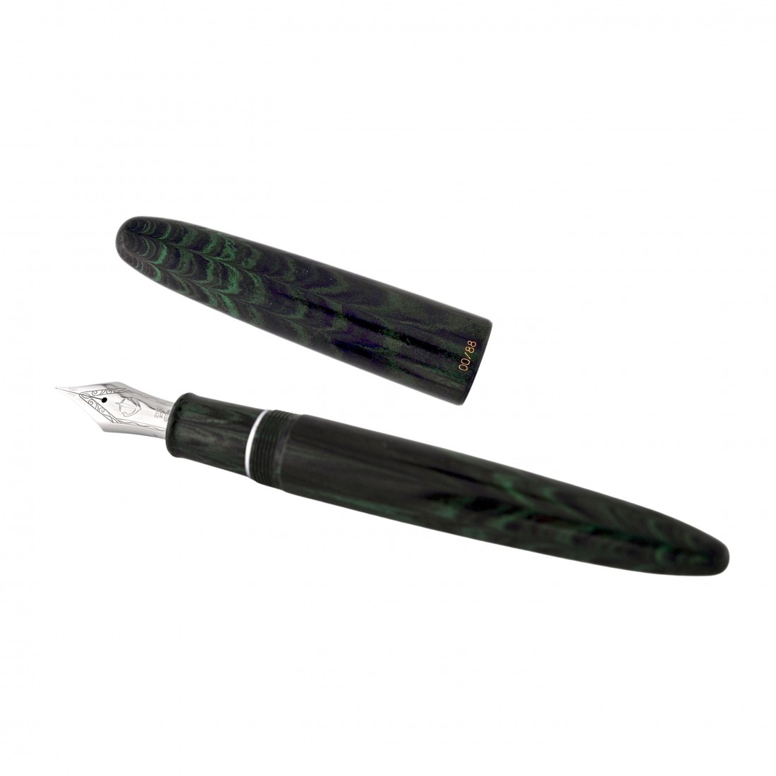 Sailor King of Pen 1911 Ripple Ebonite Aoine Limited Edition 21K Fountain Pen