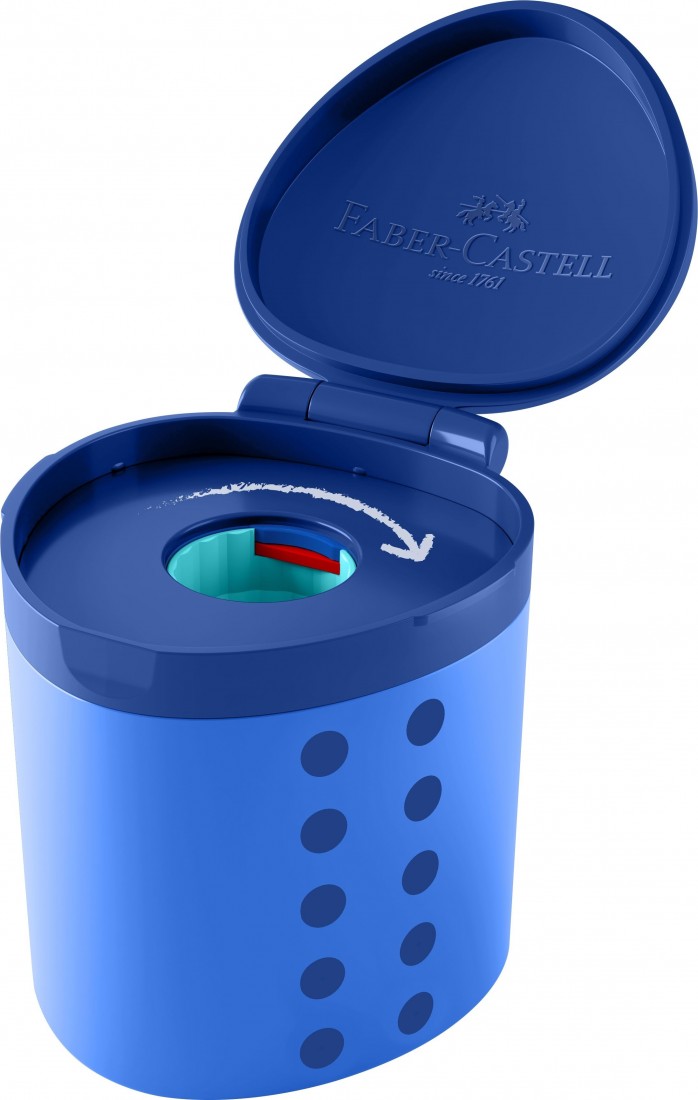 Faber Castell ξύστρα grippy blue για χοντρά μολύβια 181790