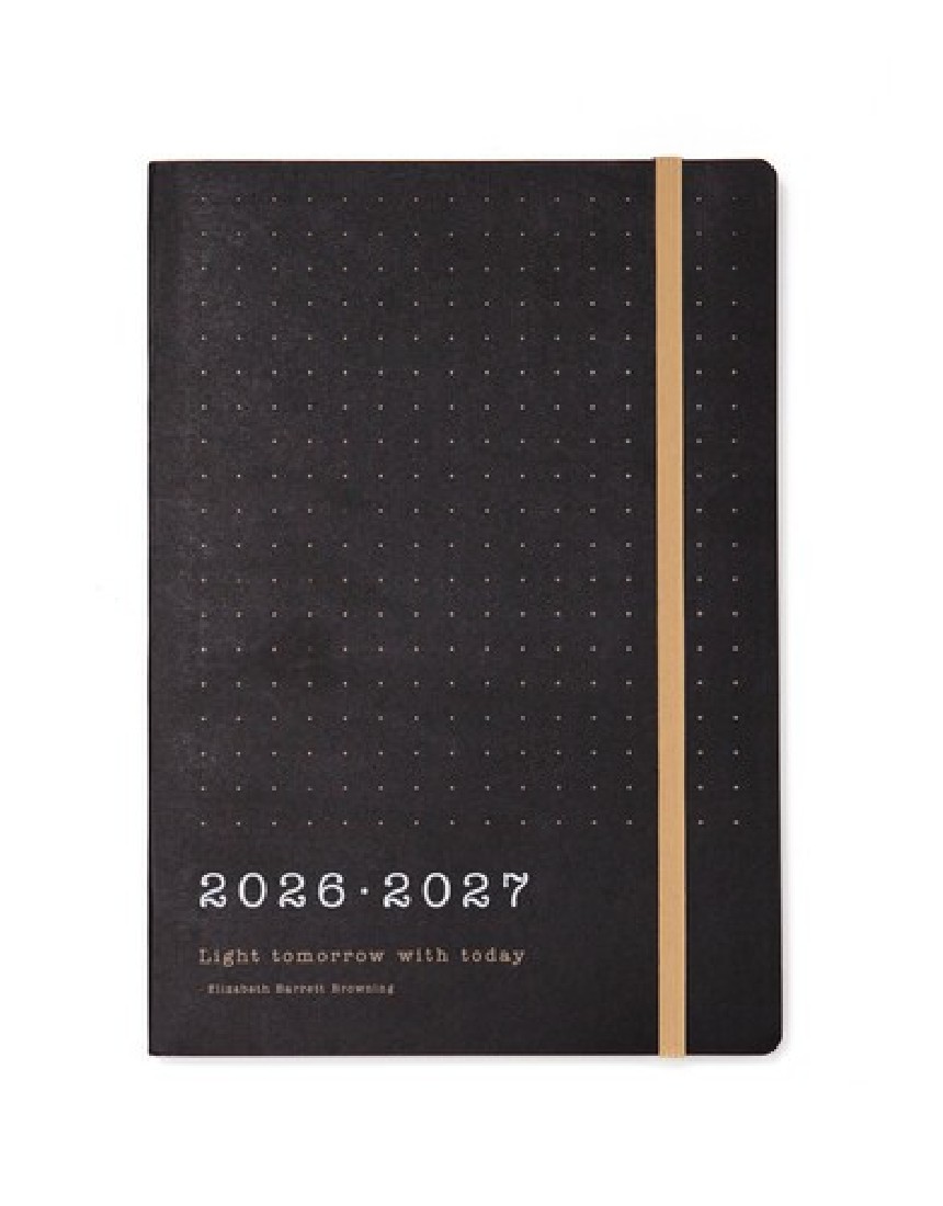 Academic 2026-2027 Eco Writers Black A5 Weekly 27-031475 Letts