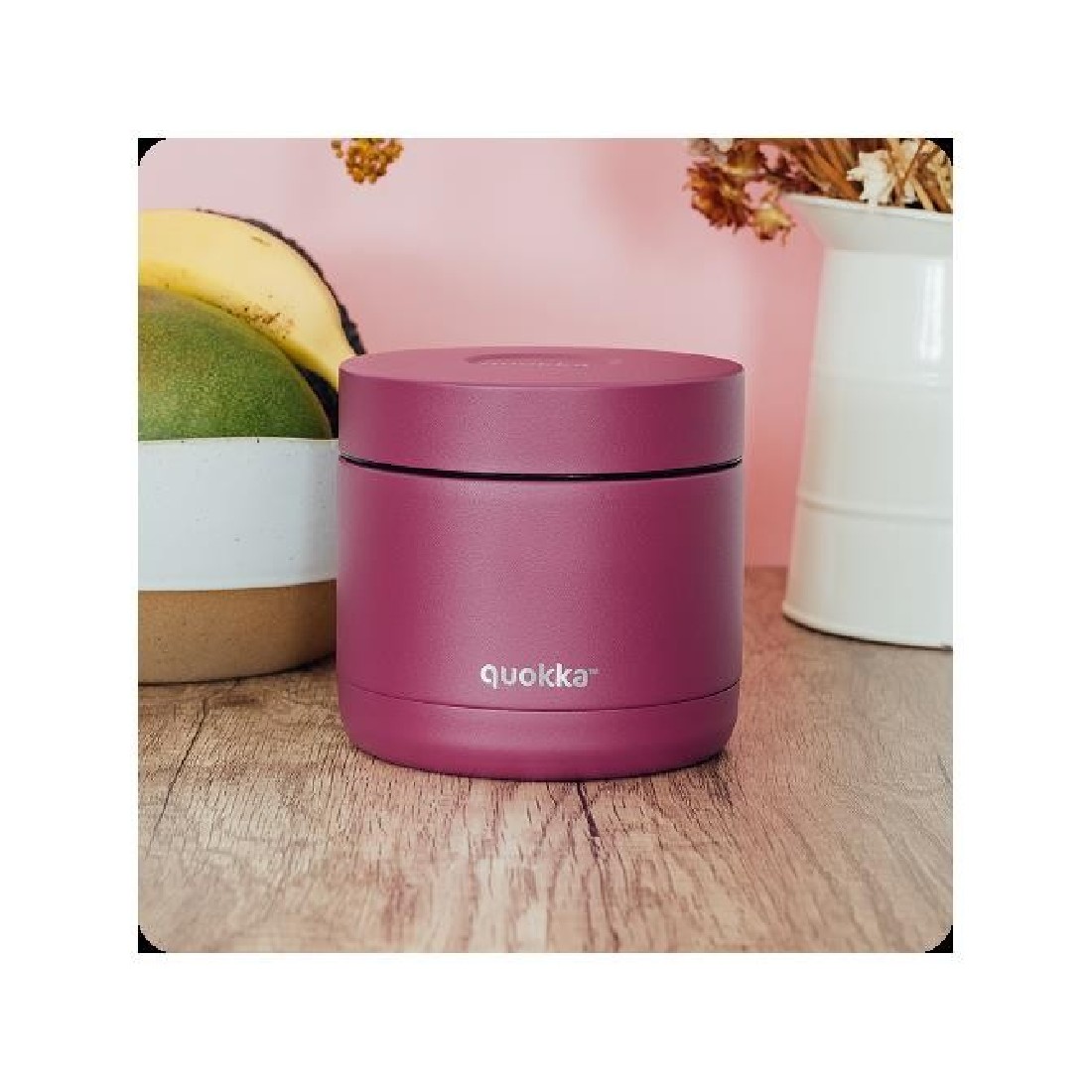 Δοχείο Φαγητού Θερμός 600ml Whim Burgundy 40362 Quokka