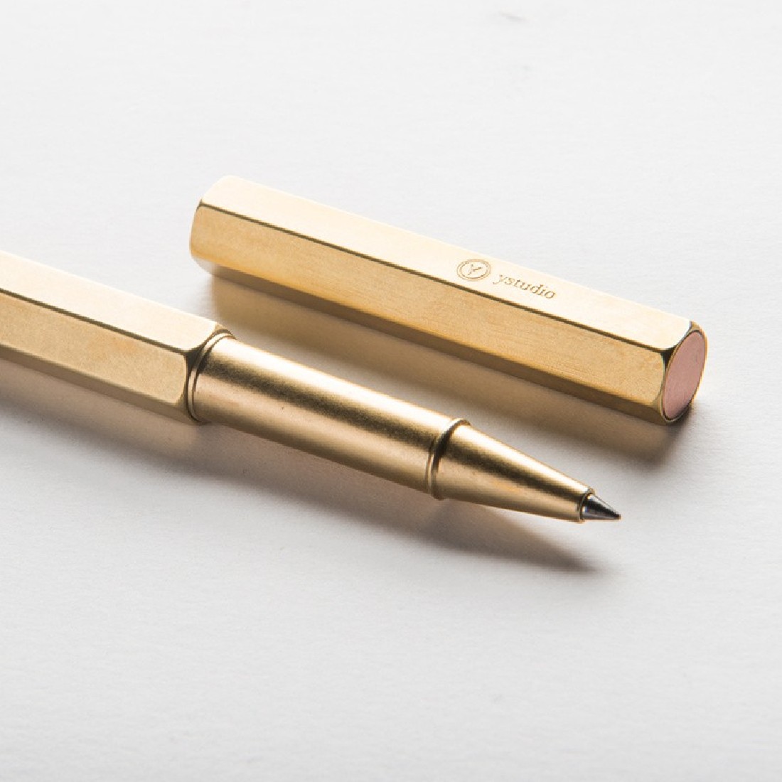 YSTUDIO brass classic revolve rollerball