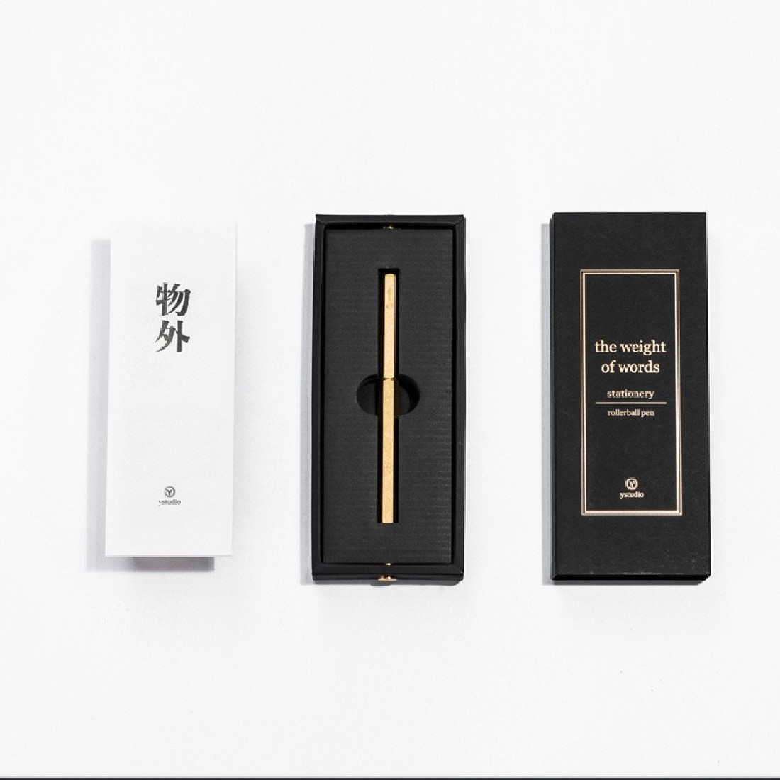 YSTUDIO brass classic revolve rollerball