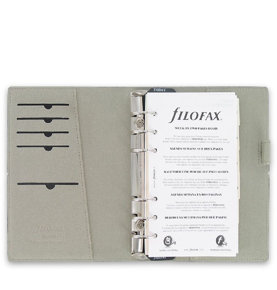 Filofax Domino Soft Personal Black 021771