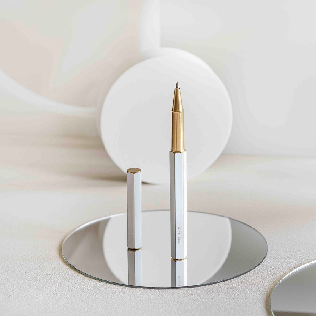 YSTUDIO classic revolve rollerball white