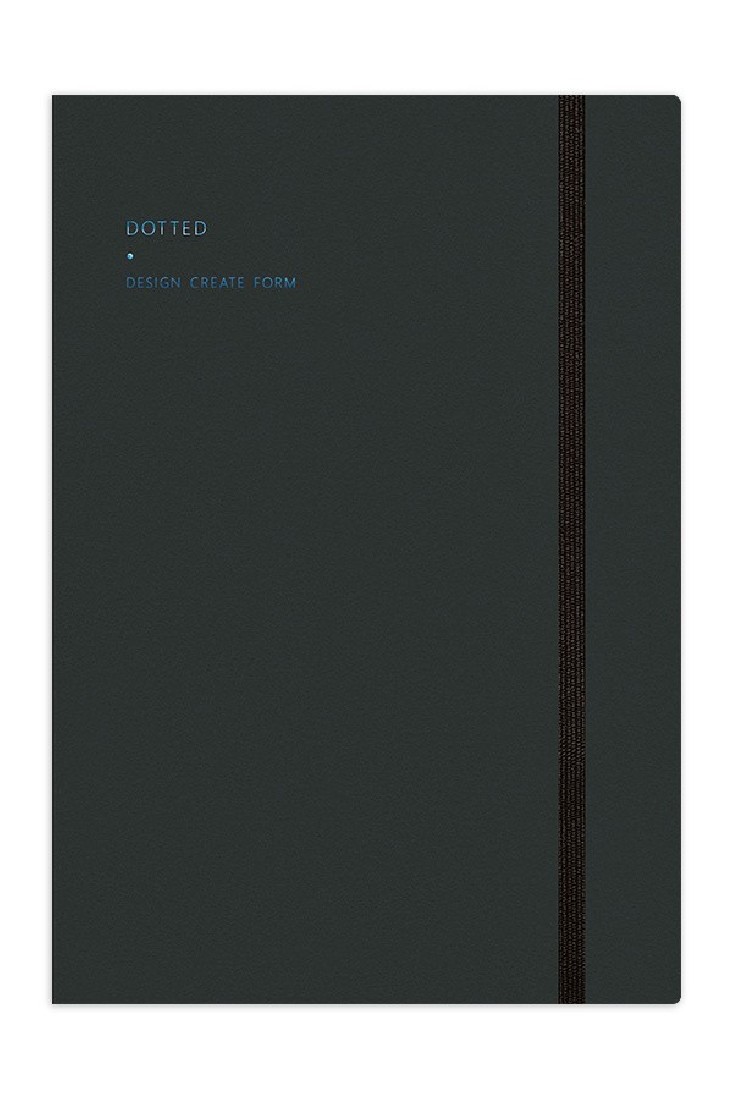 Adbook Dotted notebook with elastic closure 17x25 with dots ΣΜ-1223