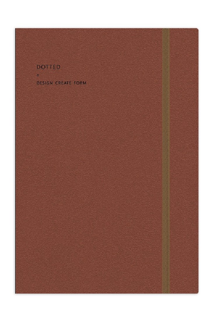 Adbook Dotted notebook with elastic closure 17x25 with dots ΣΜ-1223