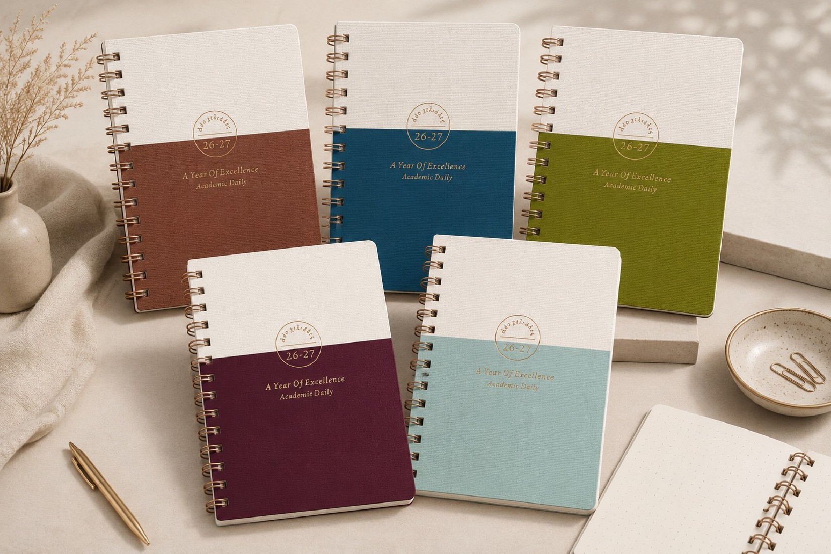Adbook ημερήσιο ακαδημαικό ημερολόγιο 2026-2027 ΗΜ-1227