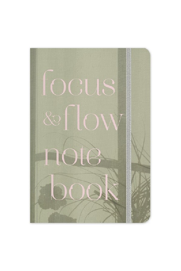 Adbook σημειωματάριο ριγέ 14χ21εκ. Focus and Flow, ΣΜ-3724