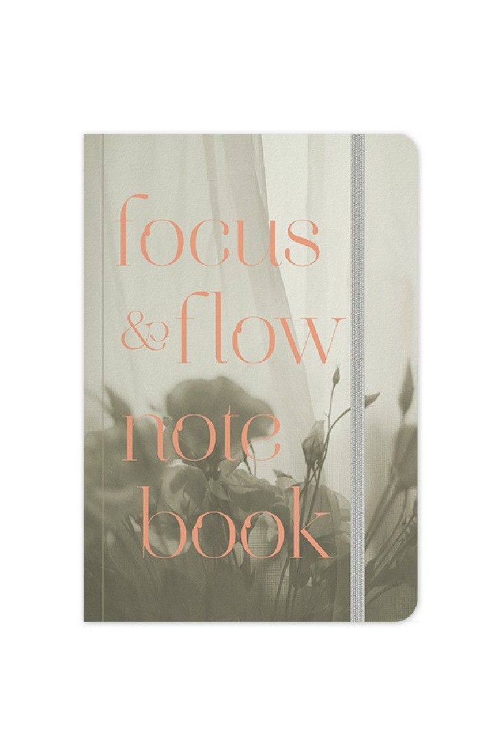 Adbook σημειωματάριο ριγέ 14χ21εκ. Focus and Flow, ΣΜ-3724