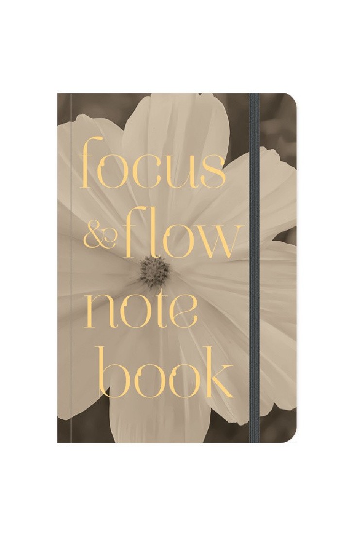 Adbook σημειωματάριο ριγέ 14χ21εκ. Focus and Flow, ΣΜ-3724