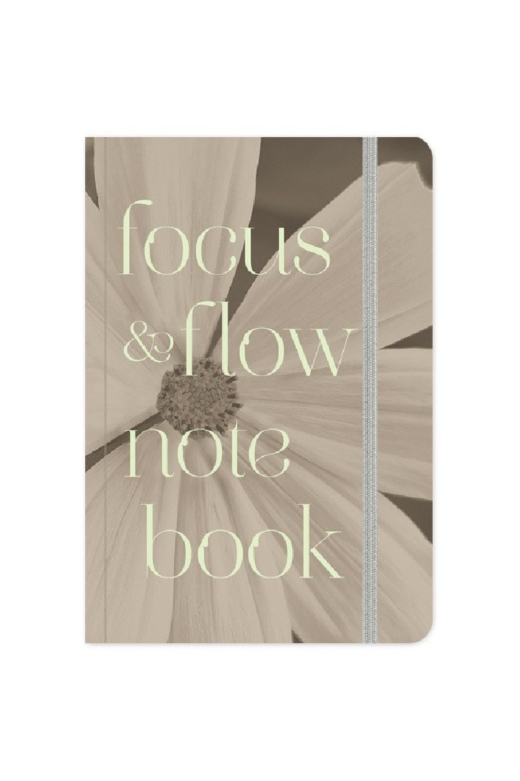 Adbook σημειωματάριο ριγέ 14χ21εκ. Focus and Flow, ΣΜ-3724