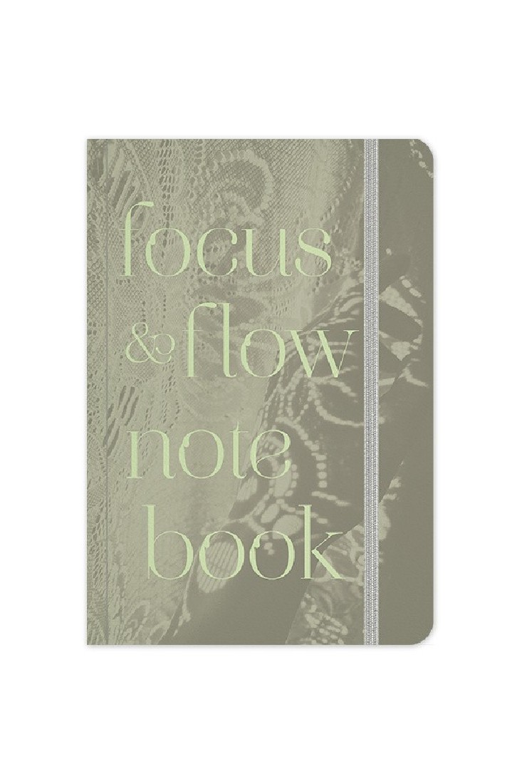Adbook σημειωματάριο ριγέ 14χ21εκ. Focus and Flow, ΣΜ-3724