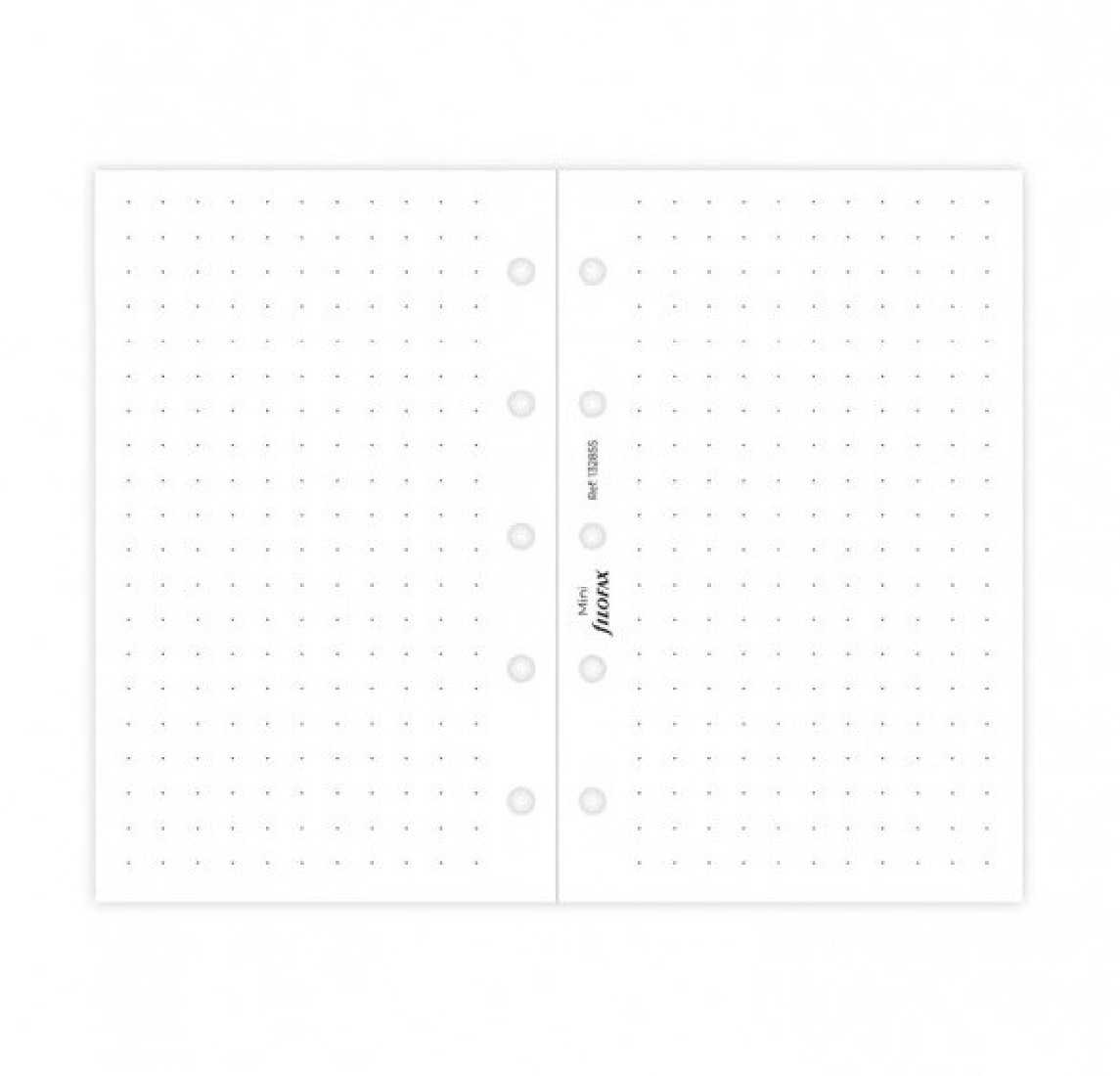 REFILL MINI WHITE DOTTED NOTEPAPER 132855 FILOFAX FX