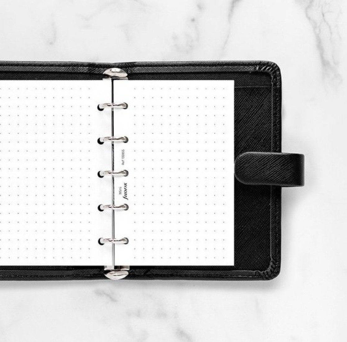 REFILL MINI WHITE DOTTED NOTEPAPER 132855 FILOFAX FX