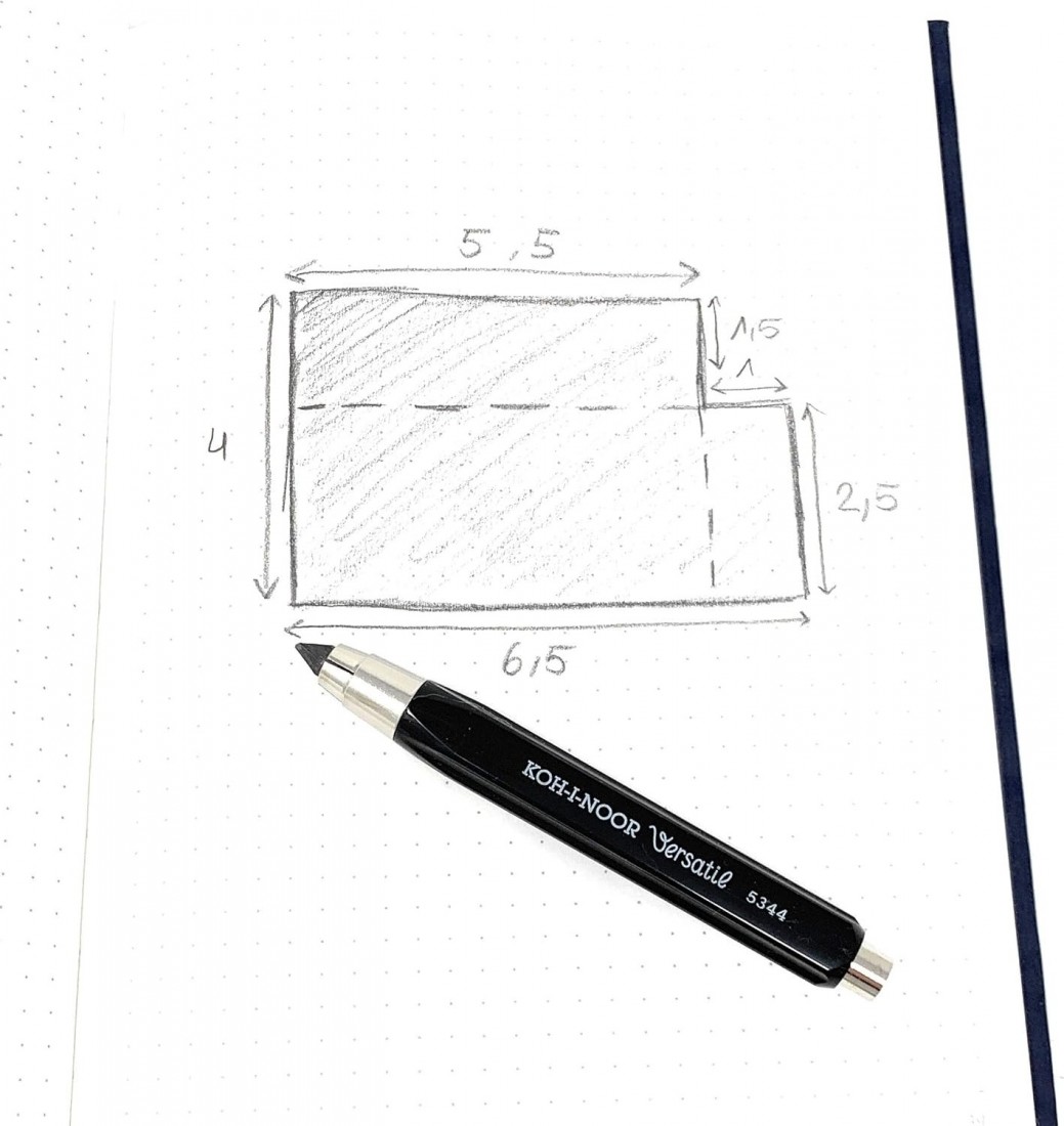 Kooh-i-noor mechanical pencil 5,6mm black 5344