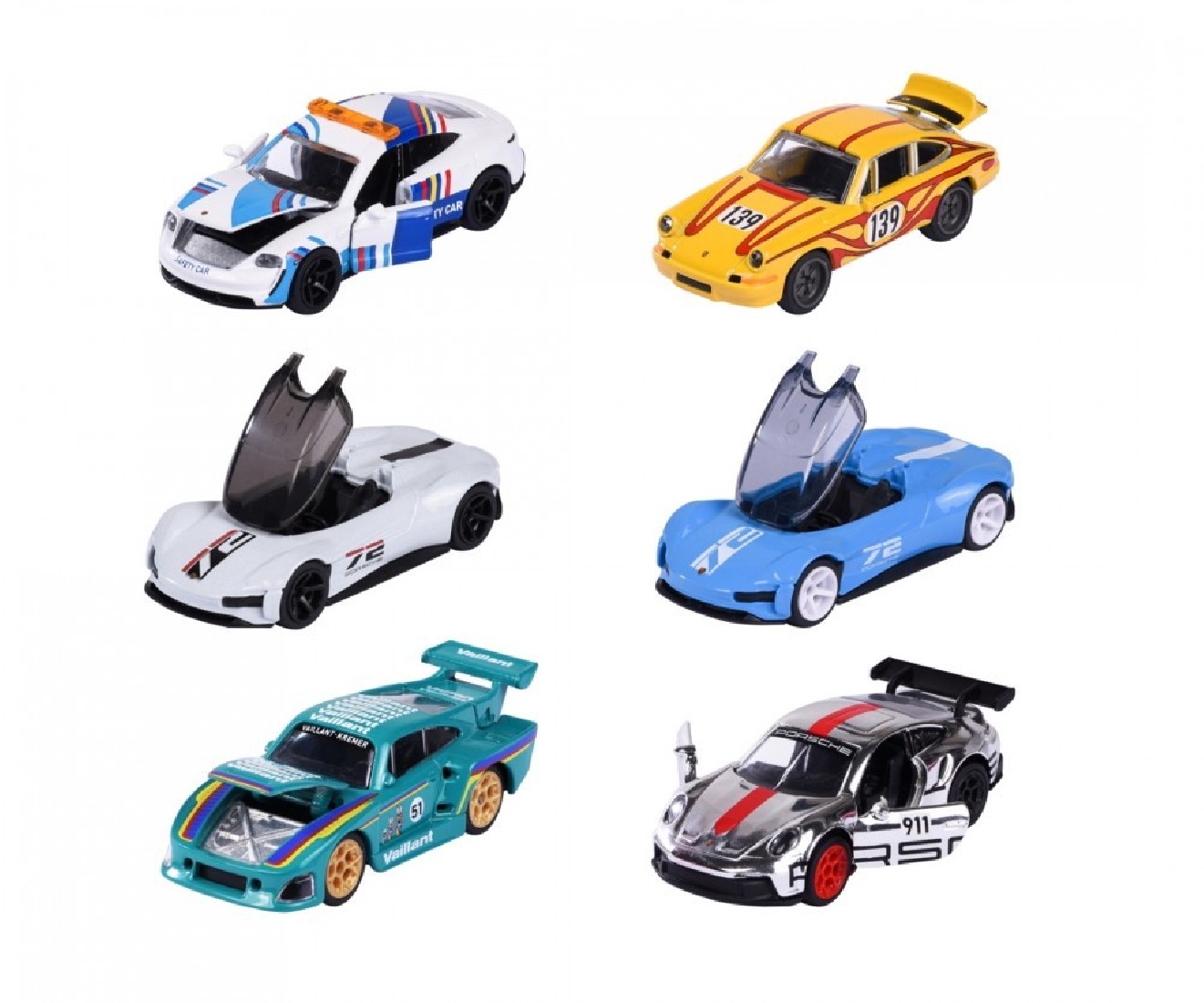 Μινιατούρα Μεταλλικό Αυτοκινητάκι Porsche Motorsport Deluxe 601008 Majorette
