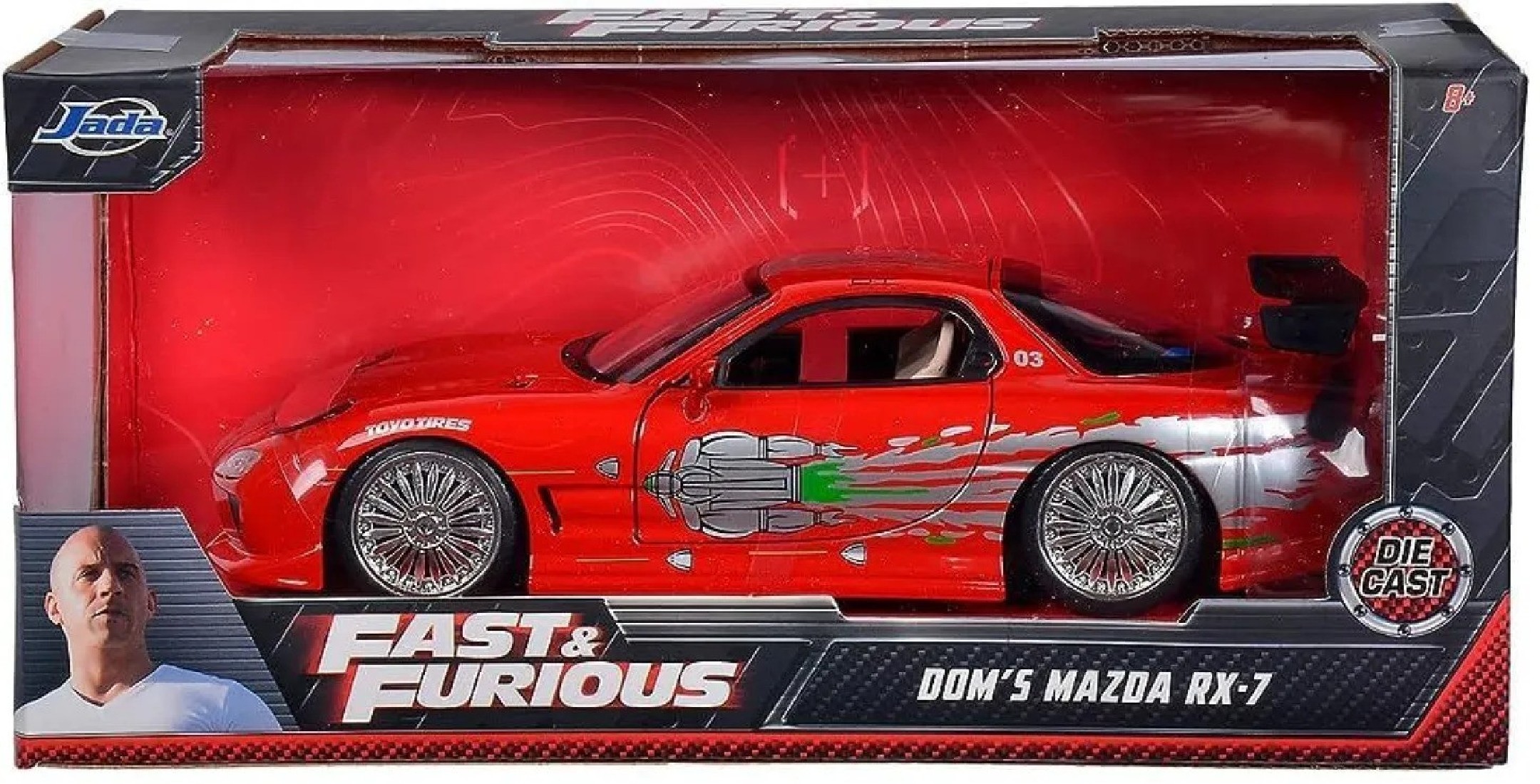 Αυτοκίνητο Fast & Furious Όχημα 1993 Mazda RX-7 253203033 Jada Toys