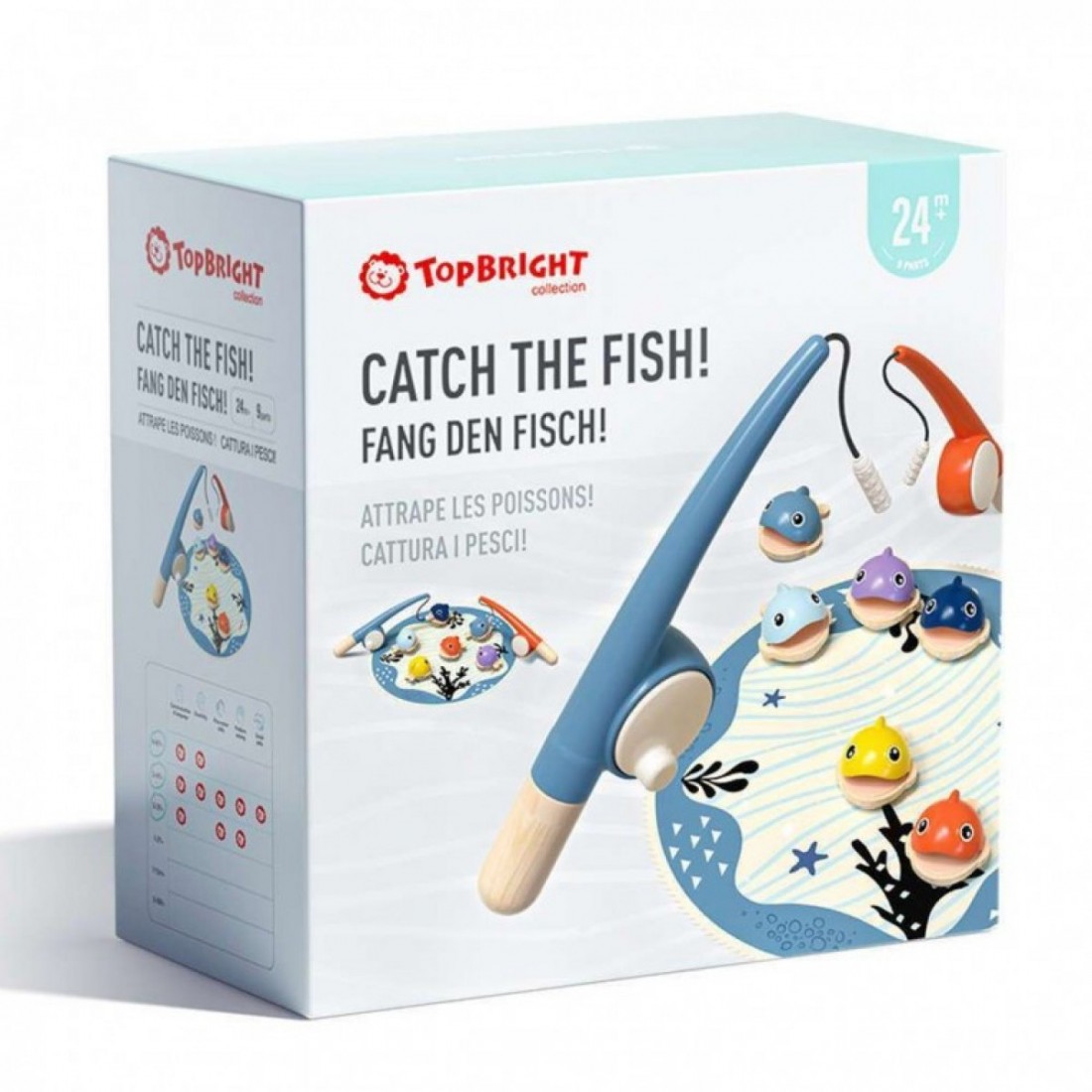 Ξύλινο παιχνίδι Catch The Fish 121096 Topbright