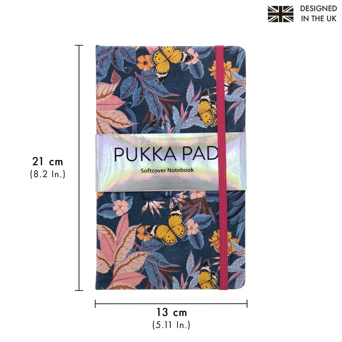 Pukka Pad Σημειωματάριο 13x21 με Λάστιχο, 192 σελίδες,  9491- BLM
