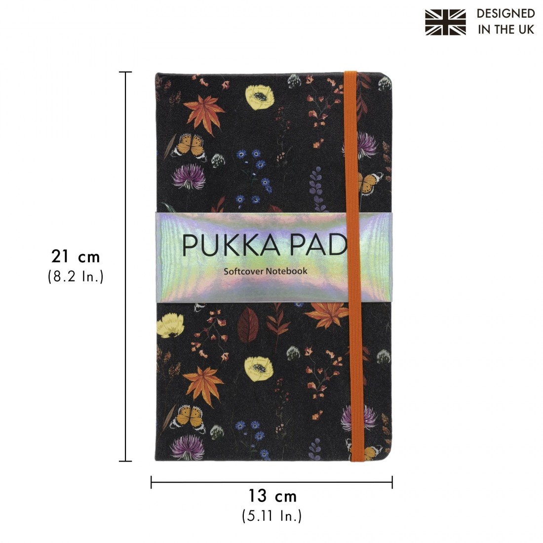 Pukka Pad Σημειωματάριο 13x21 με Λάστιχο, 192 σελίδες,  9492- BLM