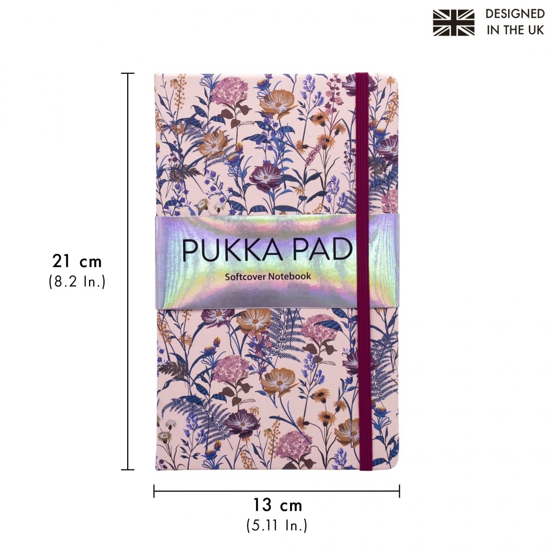 Pukka Pad Σημειωματάριο 13x21 με Λάστιχο, 192 σελίδες, 9493- BLM