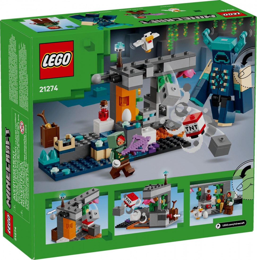 The Warden Encounter 21274 Lego Minecraft
