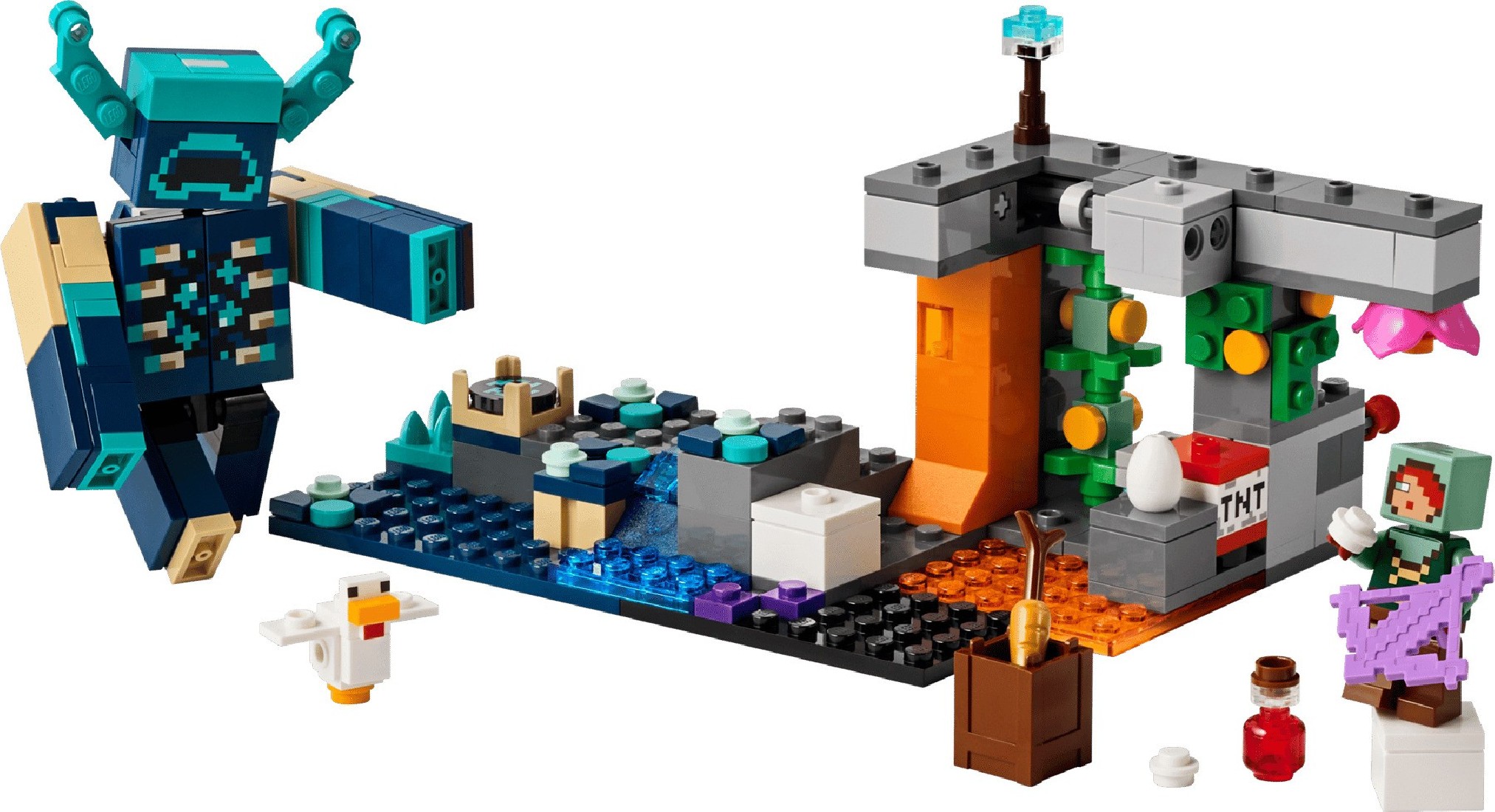 The Warden Encounter 21274 Lego Minecraft