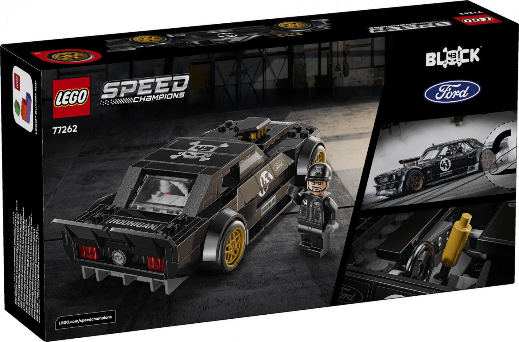 Ken Blocks 65 Ford Mustang Hoonicorn V1 77262 Lego Speed Champions