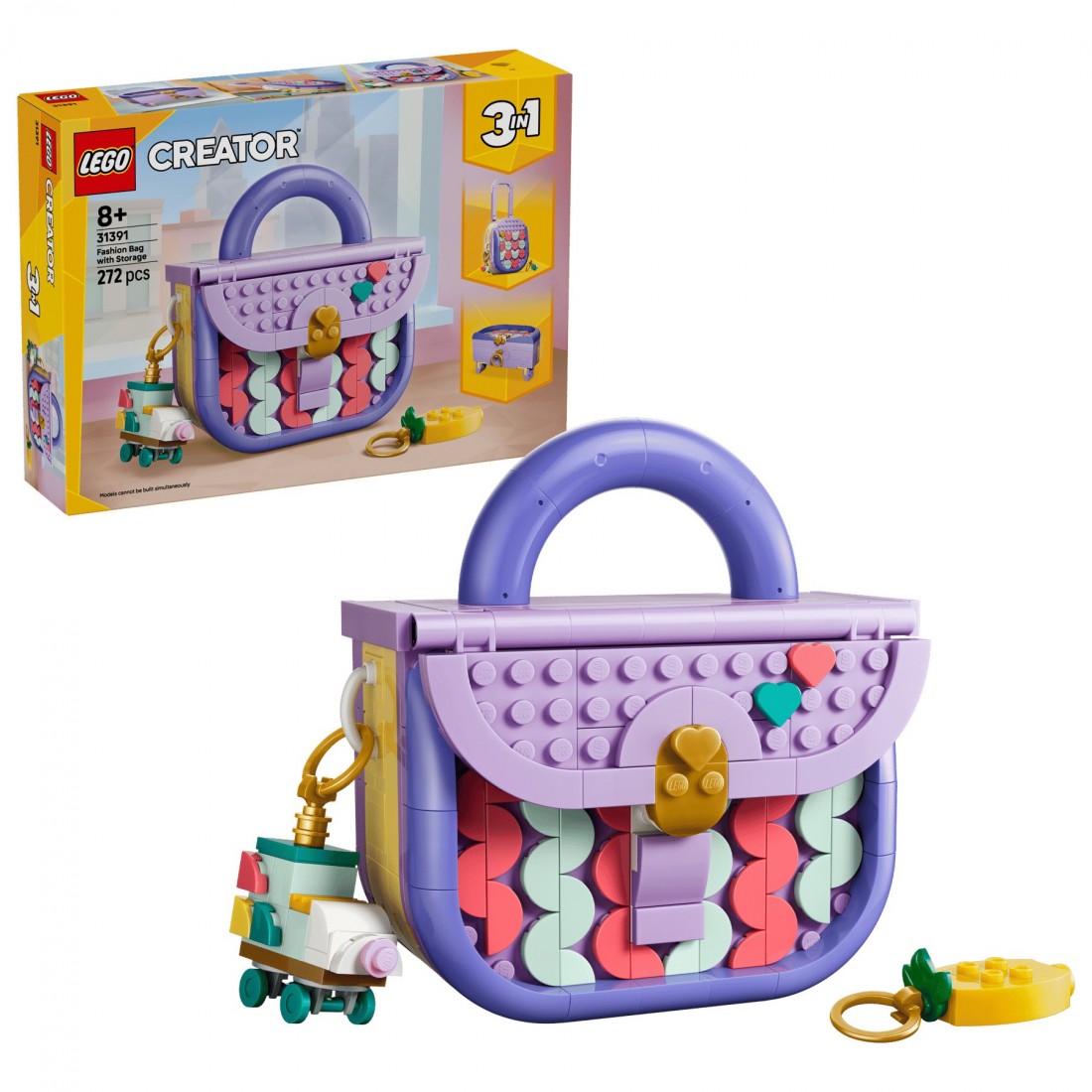 Art Fashion Bag with Storage 31391 Lego Creator 3 in 1
