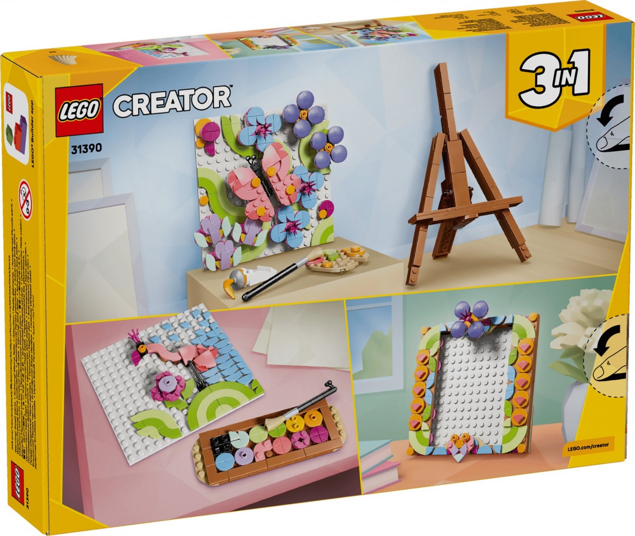 Floral Art Decor Painting 31390 Lego Creator 3 in 1