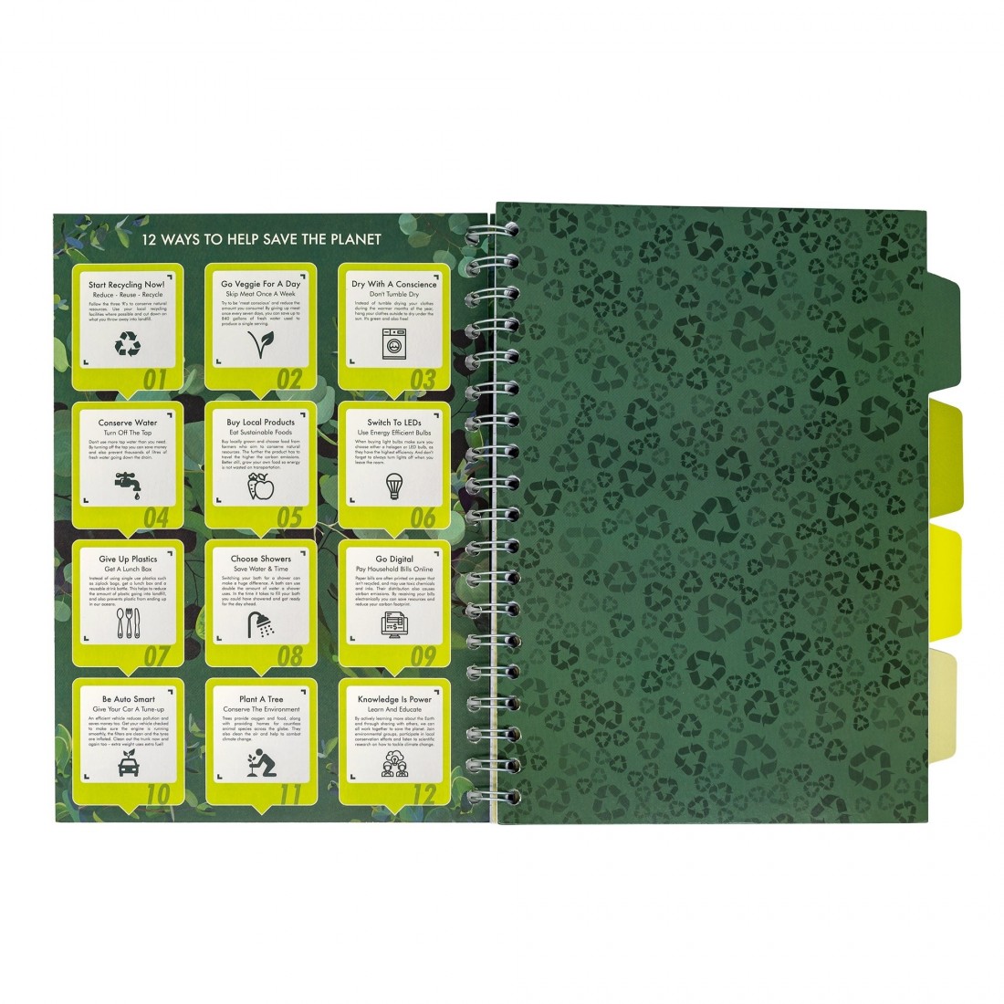 Pukka pad notebook 4 θεμάτων, πράσινο, 200 σελίδες, Β5 17χ25εκ. 6052-REC