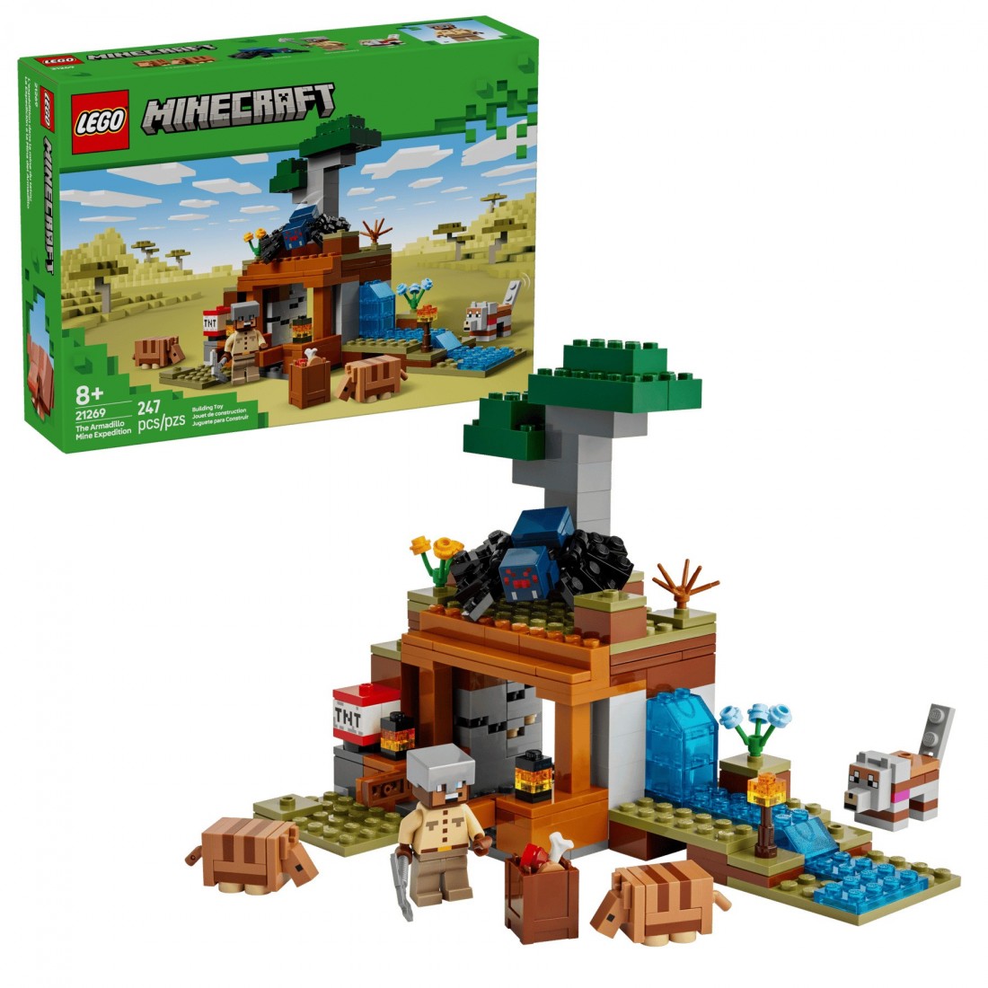 The Armadillo Mine Expedition 21269 Lego Minecraft