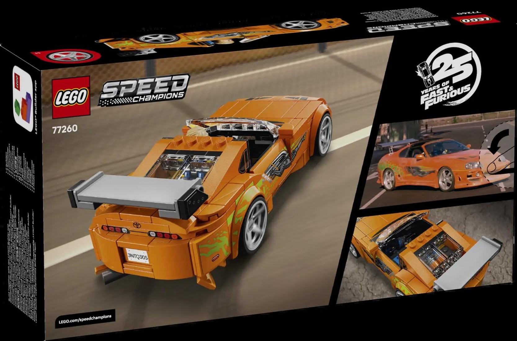 The Fast and The Furious Toyota Supra MK4 77260 Lego Speed Champions