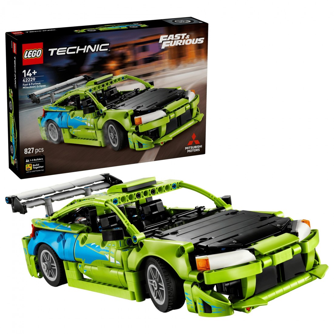 Fast and Furious Mitsubishi Eclipse Car 42229 Lego Technic