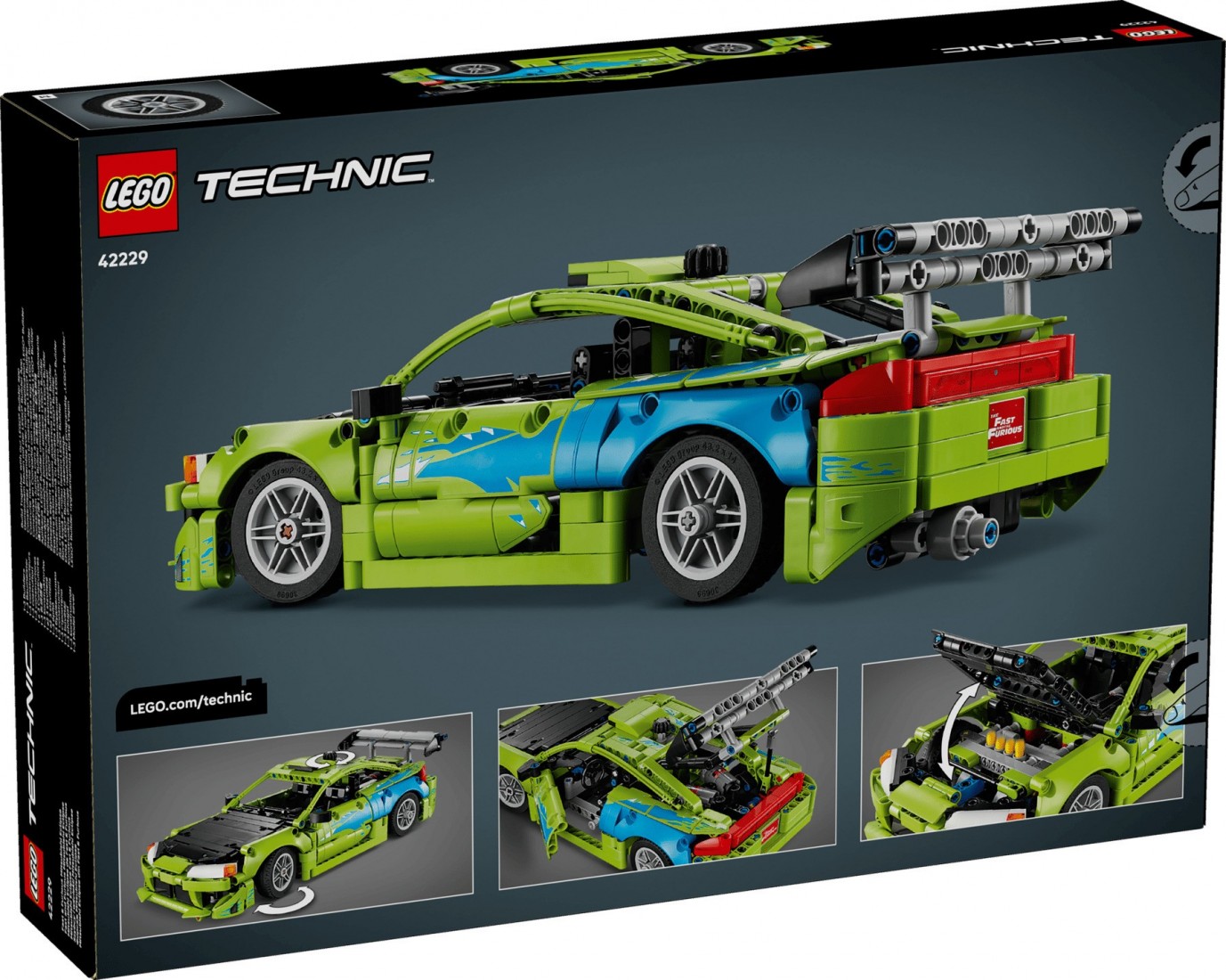 Fast and Furious Mitsubishi Eclipse Car 42229 Lego Technic