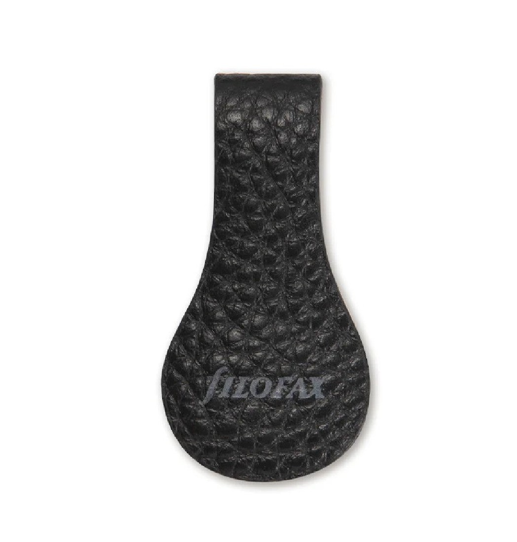 Filofax Magnetic Clip Leather Black and Smoke 132956