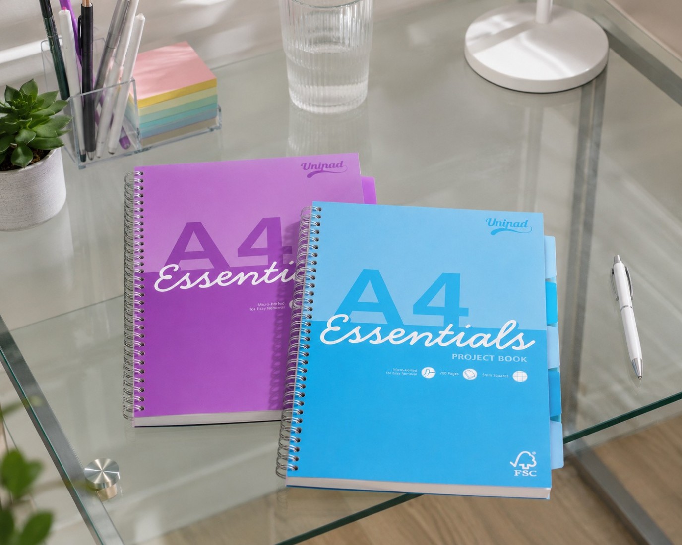 Pukka pad τετραδιο σπιραλ Α4 5 θεμάτων, Essential, 200 σελίδες, ESS-PROBA4
