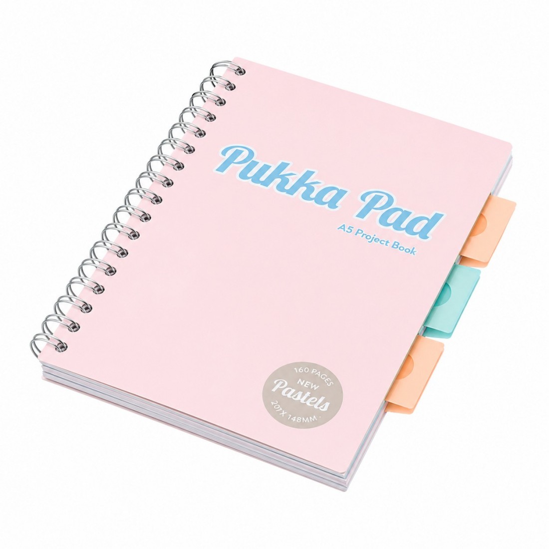 Pukka Pad τετράδιο pastel, ριγέ σπιράλ Α5, 3 θεμάτων. 200 σελίδων. 2013-PST