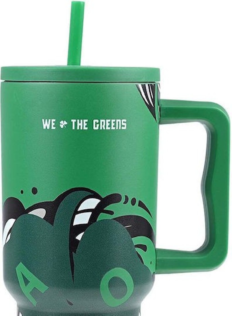 Straw Tumbler XL 900ml Panathinaikos BC 35990 Estia Home Art