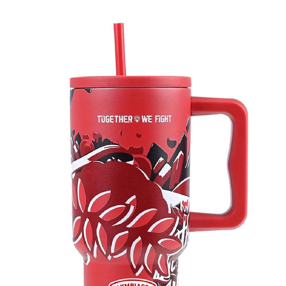 Straw Tumbler XL 900ml Olympiakos BC Together We Fight 35976 Estia Home Art