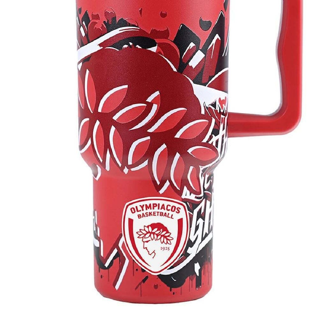 Straw Tumbler XL 900ml Olympiakos BC Together We Fight 35976 Estia Home Art
