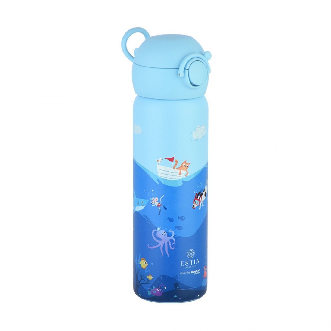 Θερμός Παιδικό Wonder Bottle 500ml Ocean Play 33101 Estia Home Art